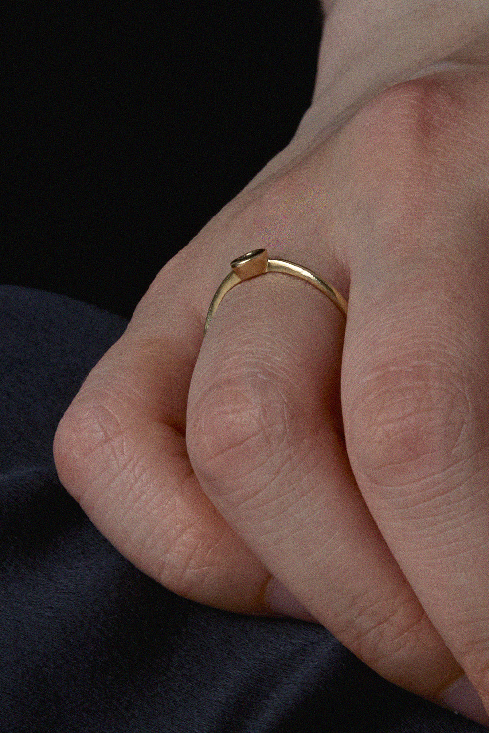 RENAISSANCE WAVY CONAC DIAMOND RING