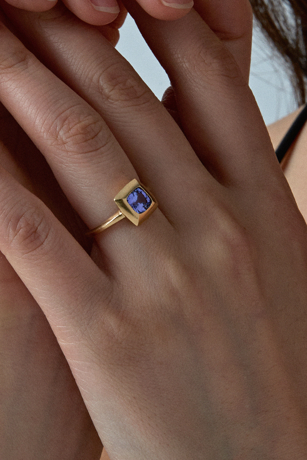 RENAISSANCE FANTASY TANZANITE RING