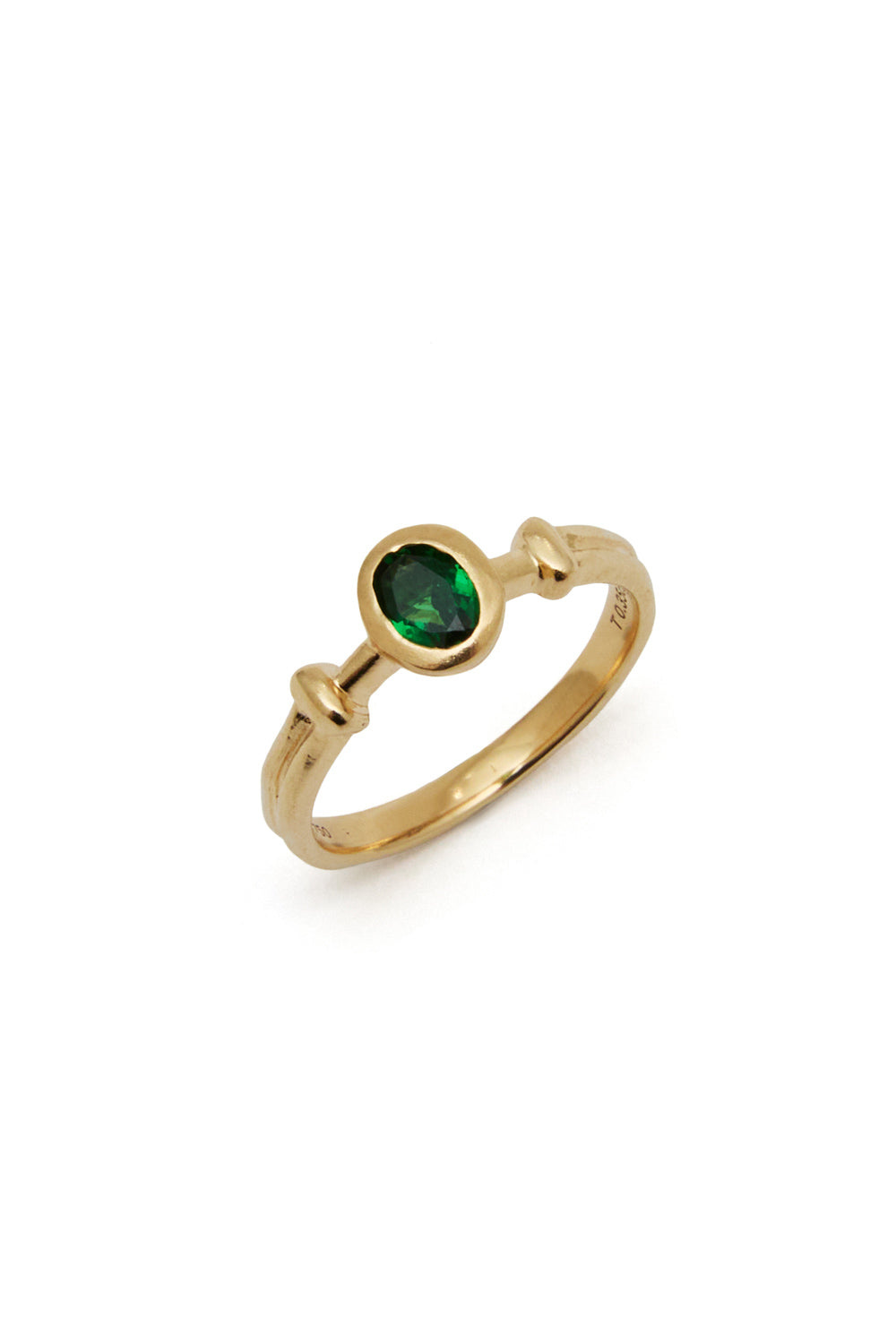 RENAISSANCE COLUMN TSAVORITE GARNET RING