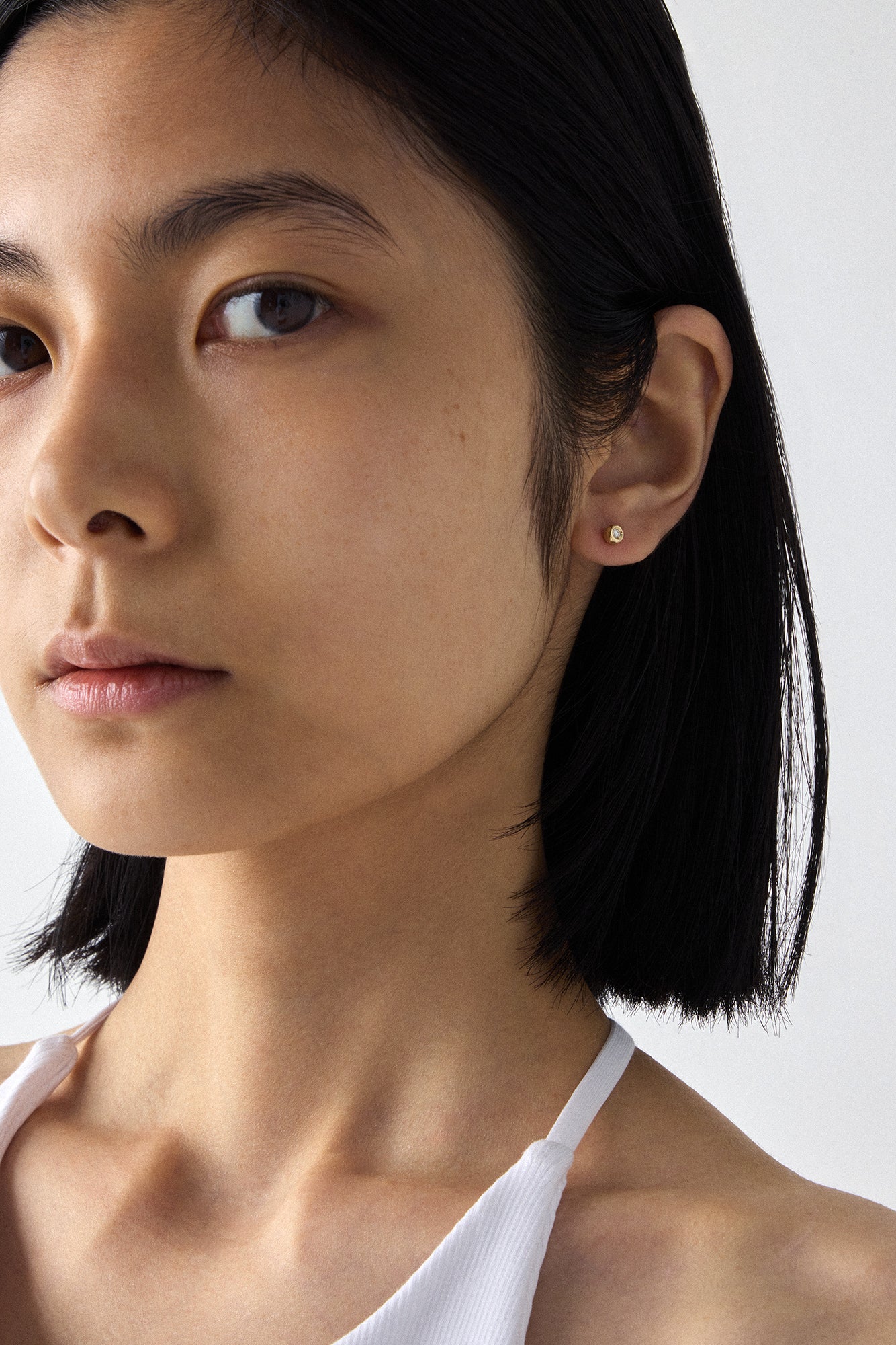 10K GOLD DIA PERFECTION STUDS LARGE