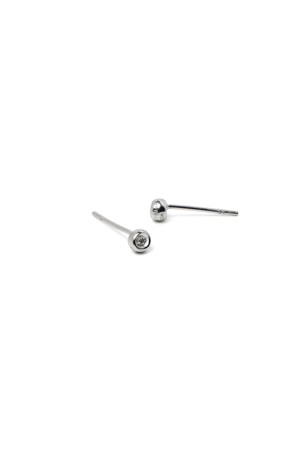 10K WHITE GOLD DIA PERFECTION STUDS SMALL