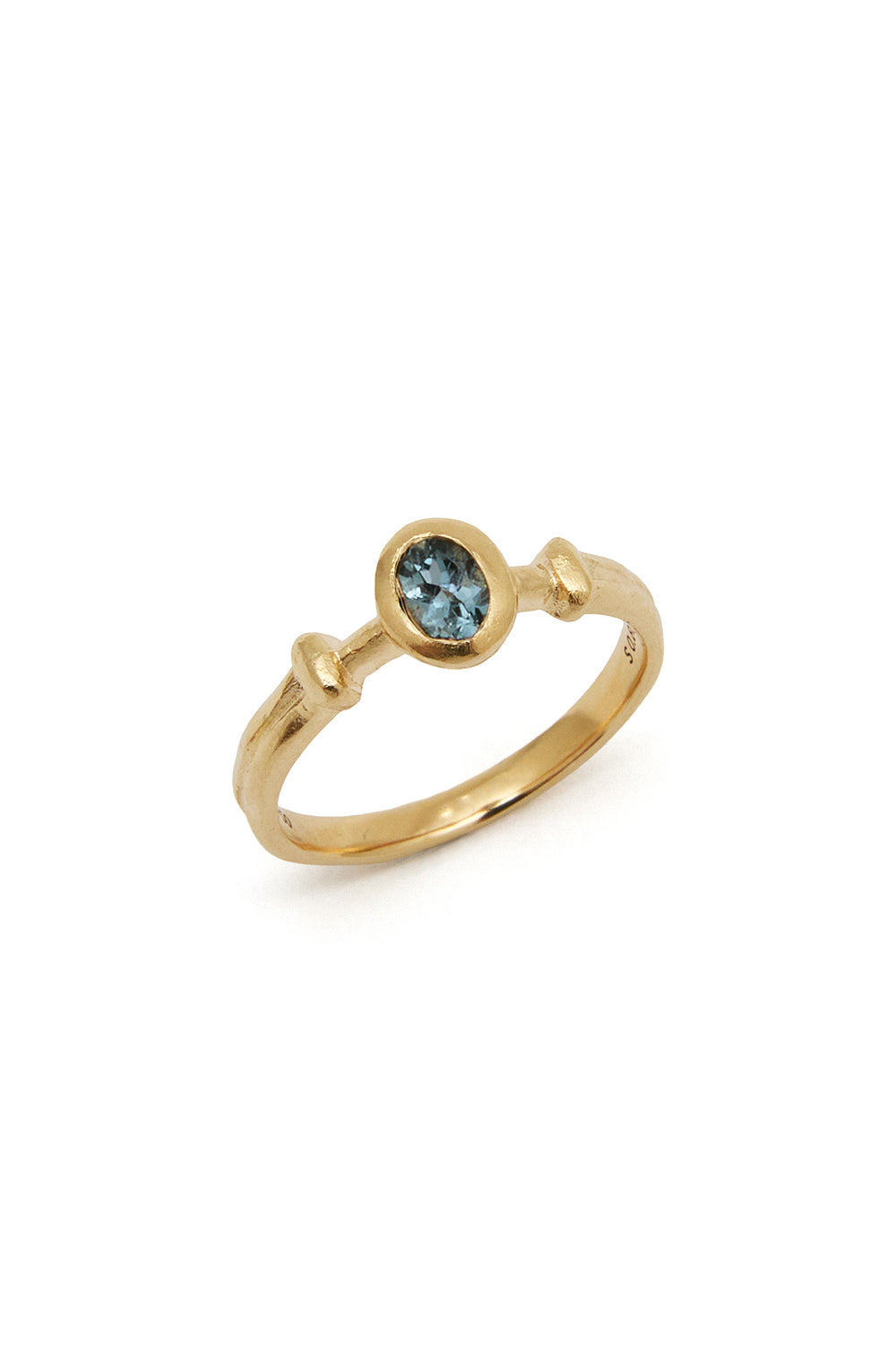 RENAISSANCE COLUMN AQUAMARINE RING