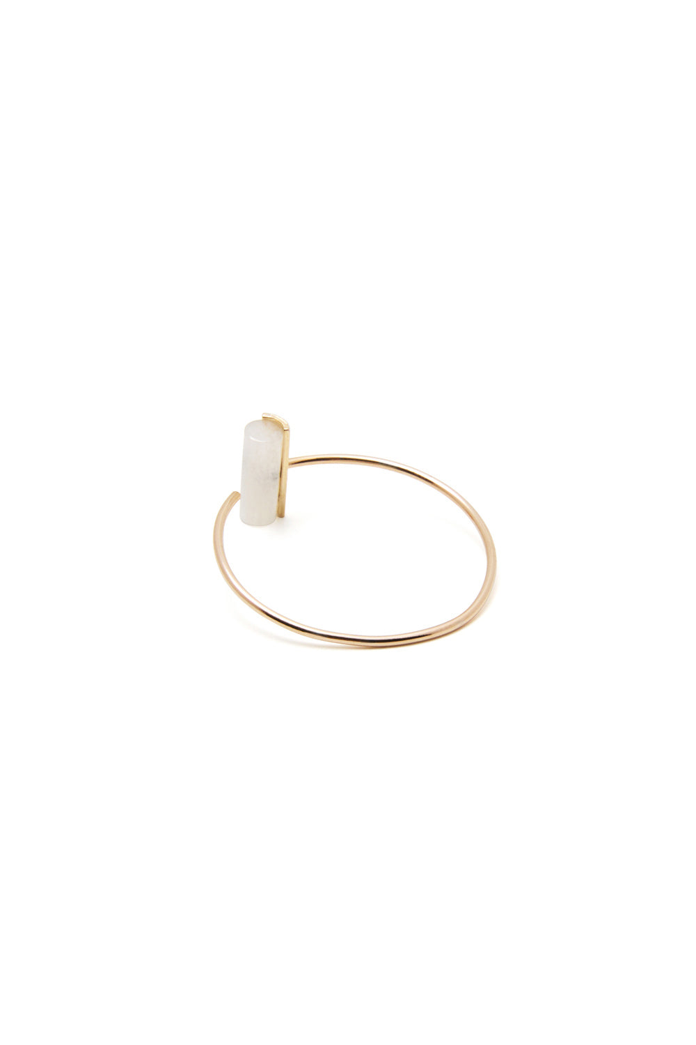 GOLD HOOP WITH QUARTZ M 2015