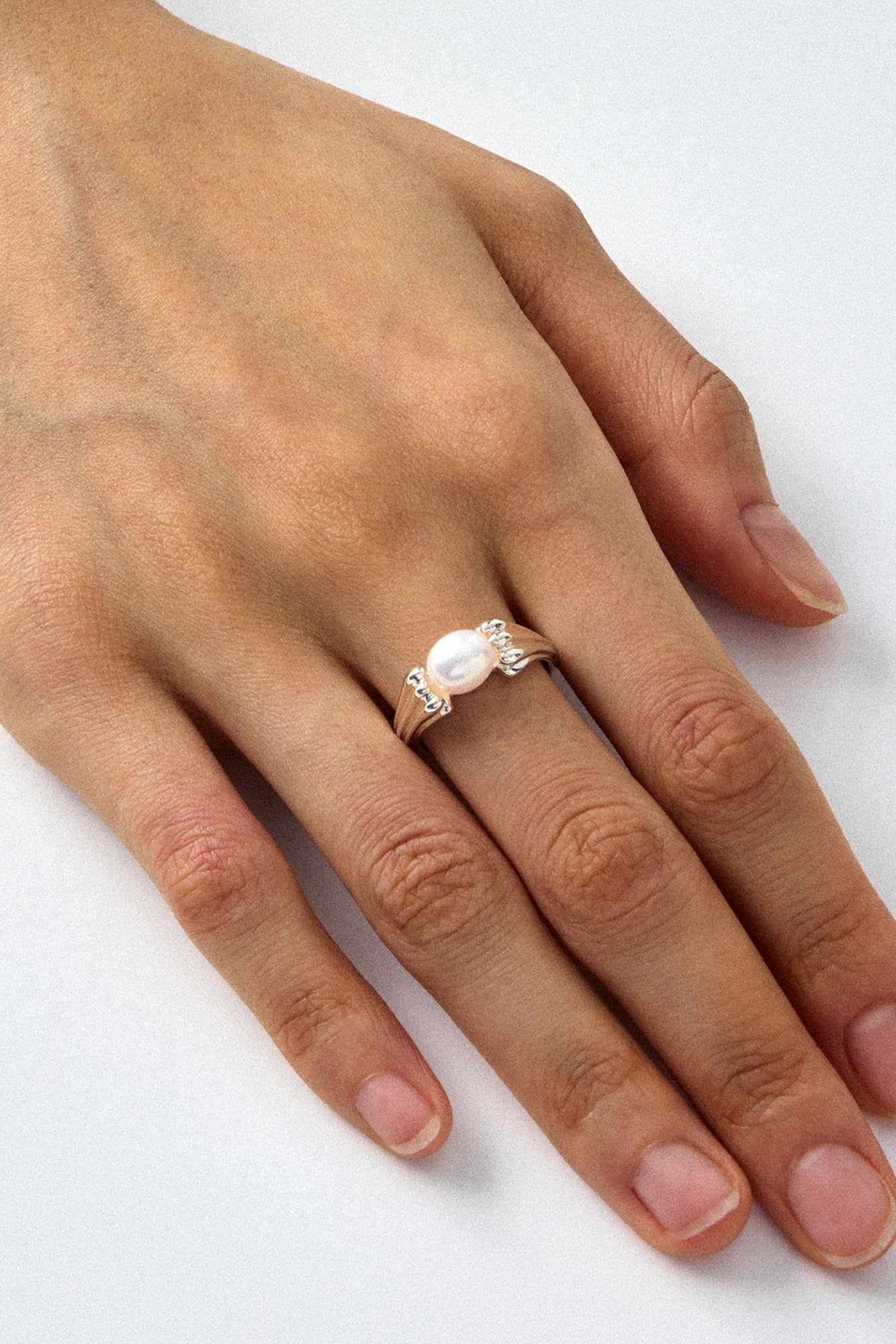 NATURA BIANCO PEARL RING