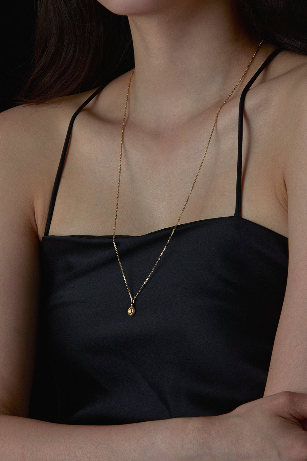 RENAISSANCE OVAL YELLOW SAPPHIRE PENDANT