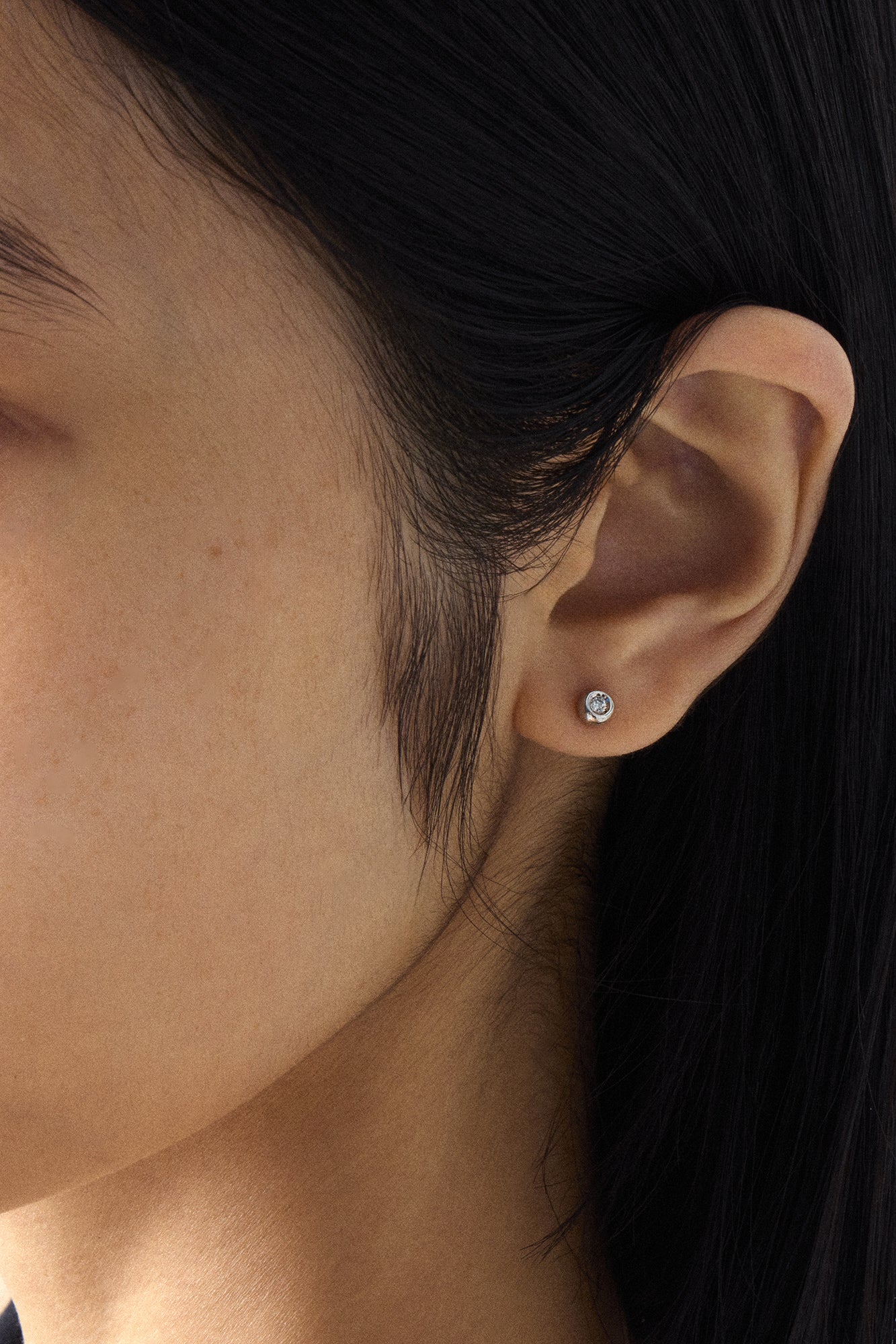 10K WHITE GOLD DIA PERFECTION STUDS  LARGE