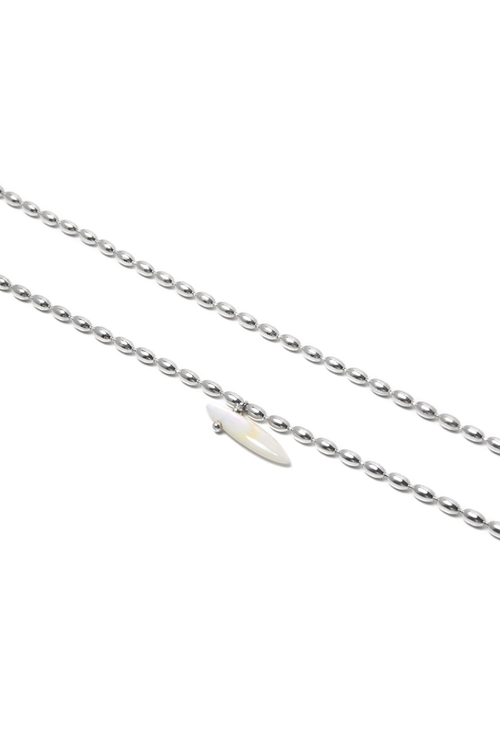 BOHO OVAL ONYX SHELL NECKLACE