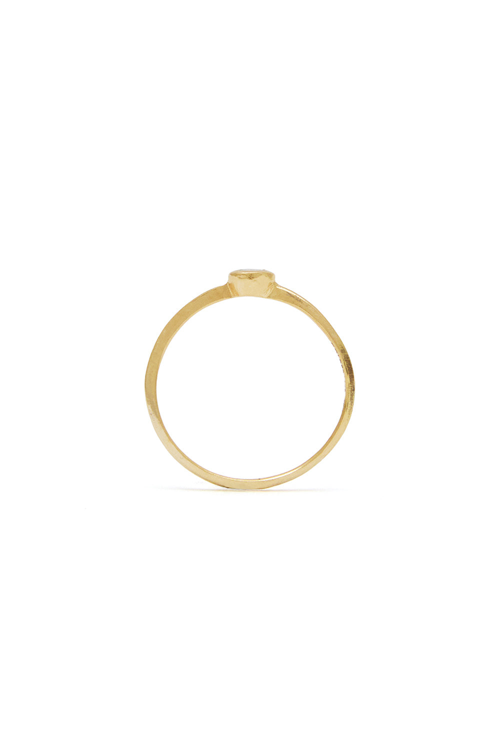 RENAISSANCE WAVY METALLIC GRAY DIAMOND RING