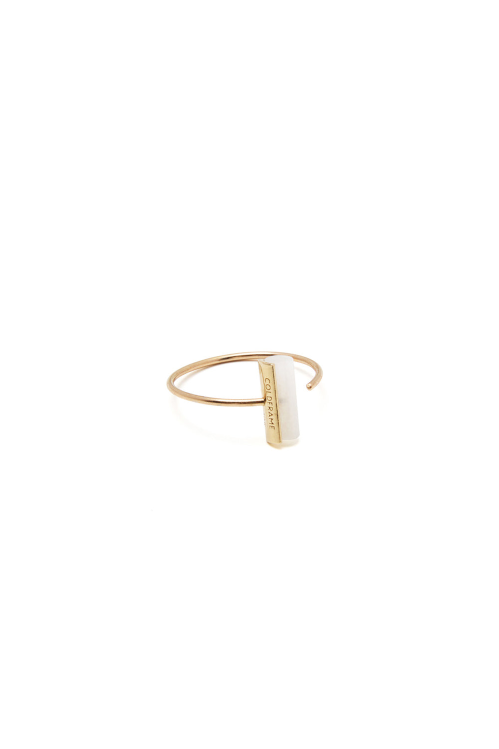 GOLD HOOP WITH QUARTZ S 2015