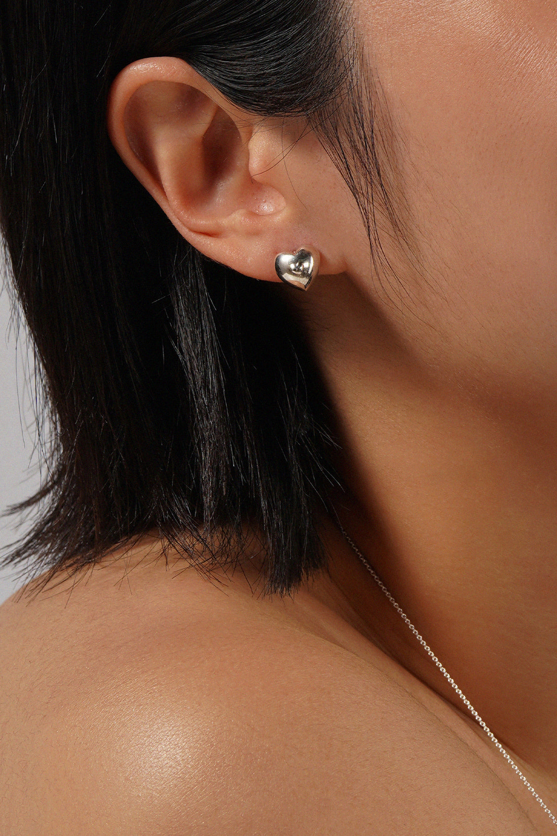 VERY VINTAGE SILVER HEART EARRINGS - COLDFRAME